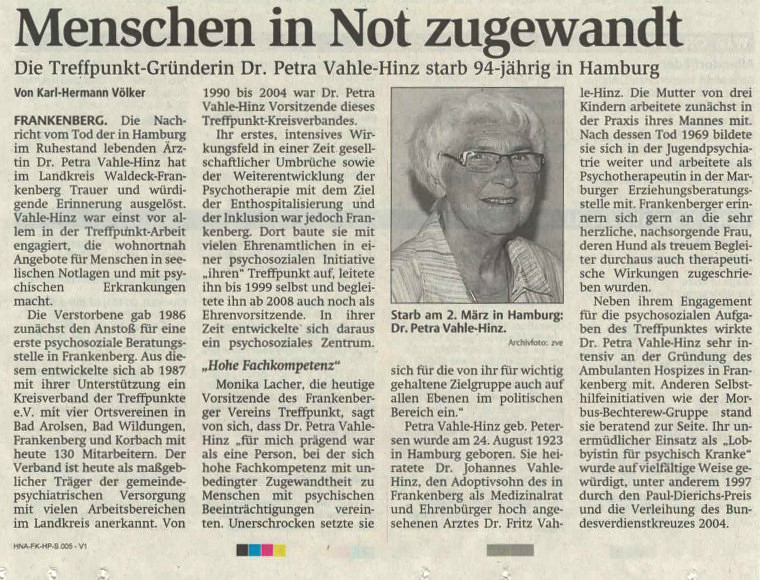 Nachruf.Frau.Dr.Vahle Hinz